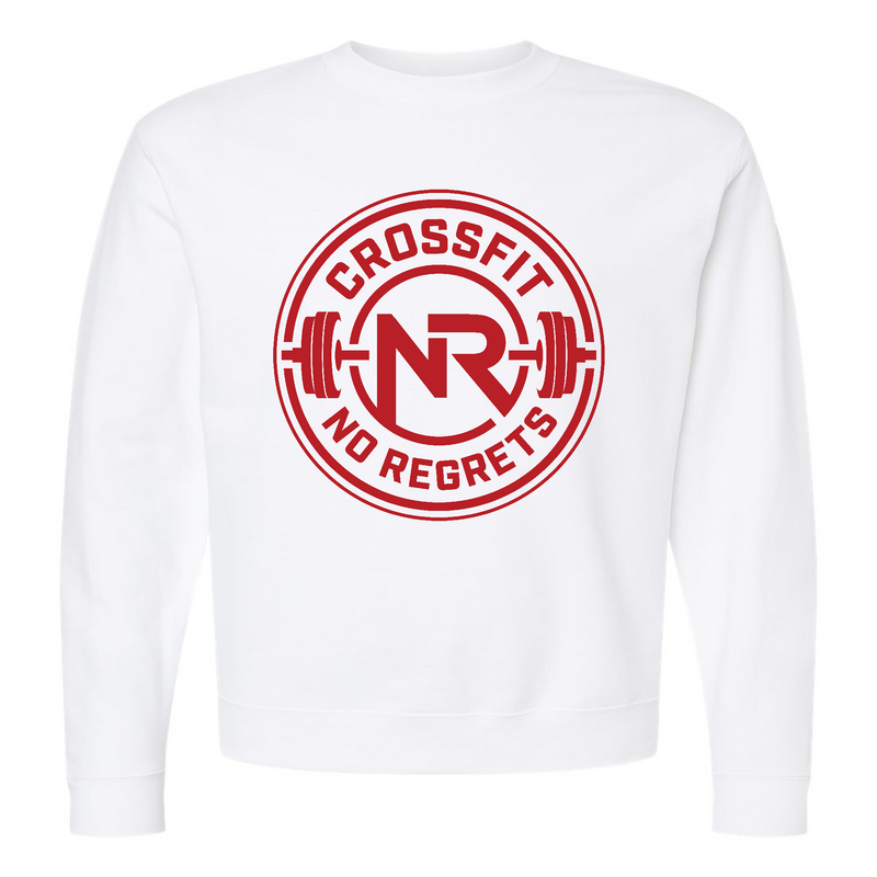 Mens 2X-Large WHITE Midweight Sweatshirt