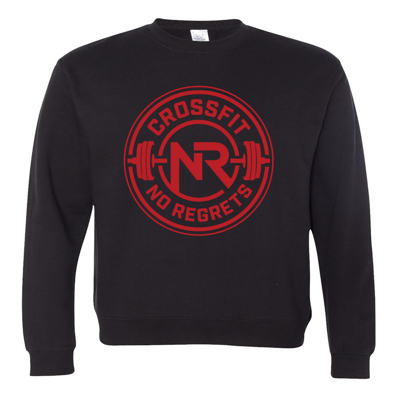 Mens 2X-Large BLACK Midweight Sweatshirt