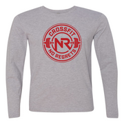 Mens 2X-Large HEATHER_GRAY Long Sleeve