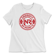Womens 2X-Large WHITE Relaxed Jersey T-Shirt