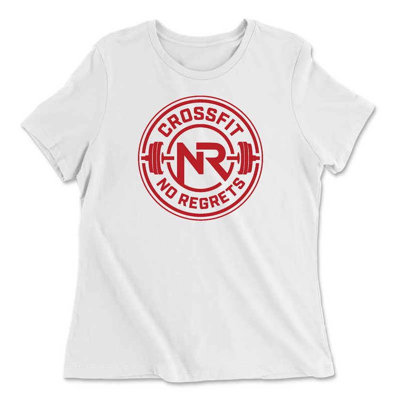 Womens 2X-Large WHITE Relaxed Jersey T-Shirt