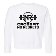 Mens 2X-Large WHITE Midweight Sweatshirt