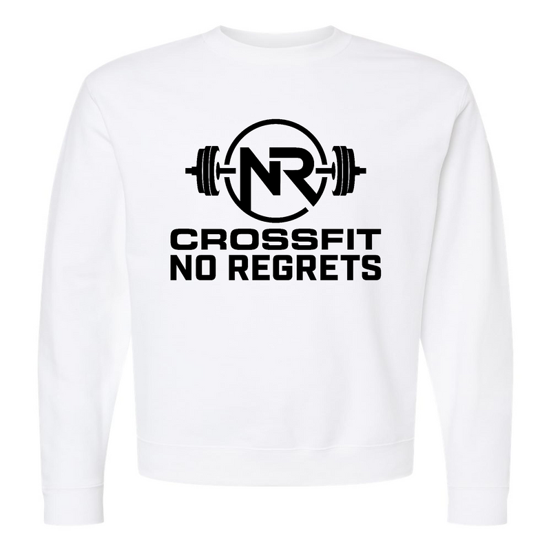 Mens 2X-Large WHITE Midweight Sweatshirt