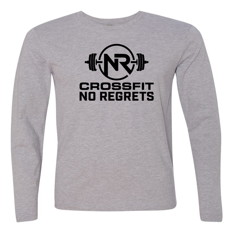 Mens 2X-Large HEATHER_GRAY Long Sleeve