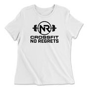 Womens 2X-Large WHITE Relaxed Jersey T-Shirt