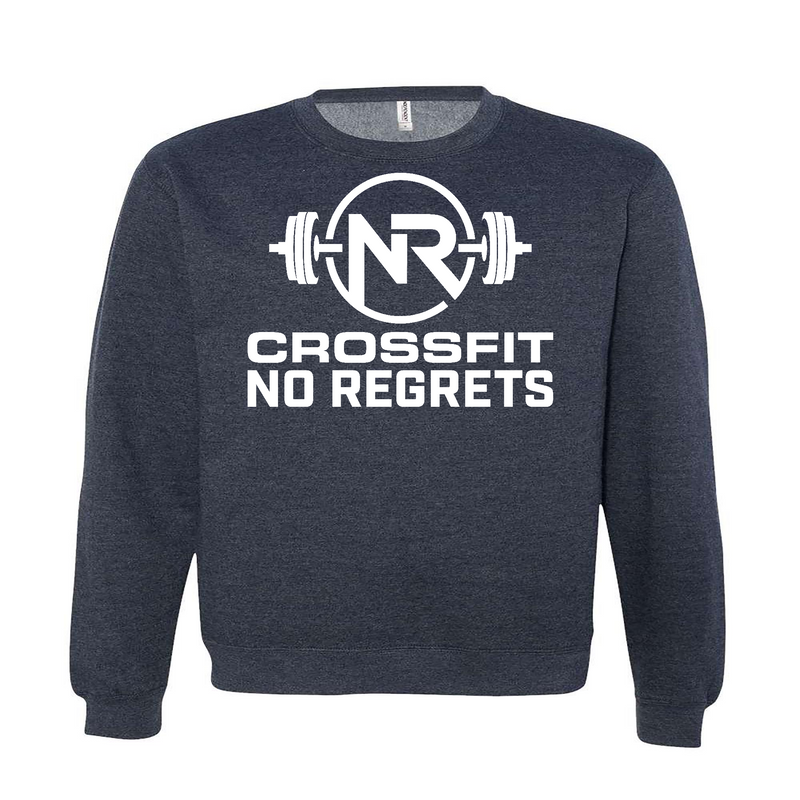 Mens 2X-Large CLASSIC_NAVY_HEATHER Midweight Sweatshirt