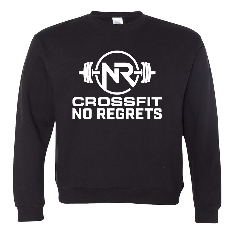 Mens 2X-Large BLACK Midweight Sweatshirt