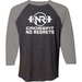 Mens 2X-Large VINTAGESMOKE_GRANITE_HEATHER 3/4 Sleeve