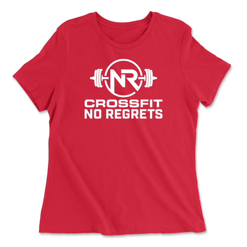 Womens 2X-Large RED Relaxed Jersey T-Shirt