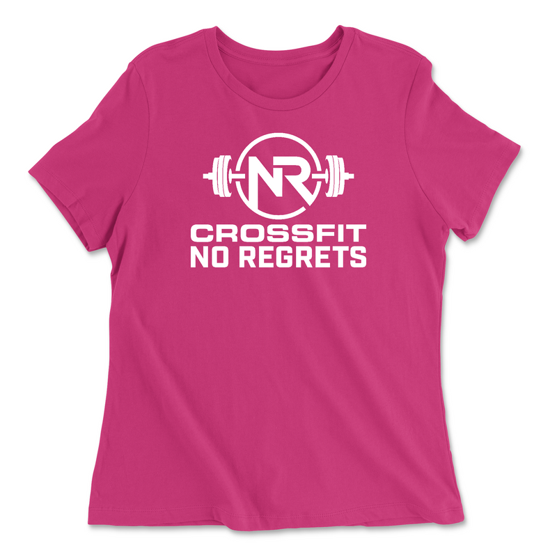 Womens 2X-Large BERRY Relaxed Jersey T-Shirt