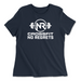 Womens 2X-Large NAVY Relaxed Jersey T-Shirt