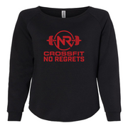 Womens 2X-Large BLACK CrewNeck