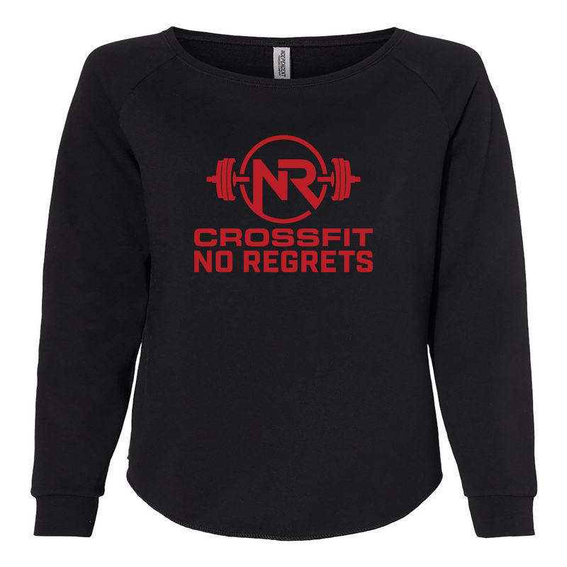 Womens 2X-Large BLACK CrewNeck