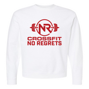 Mens 2X-Large WHITE Midweight Sweatshirt