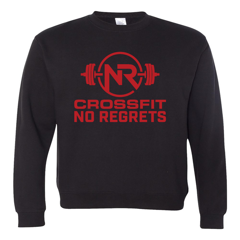 Mens 2X-Large BLACK Midweight Sweatshirt