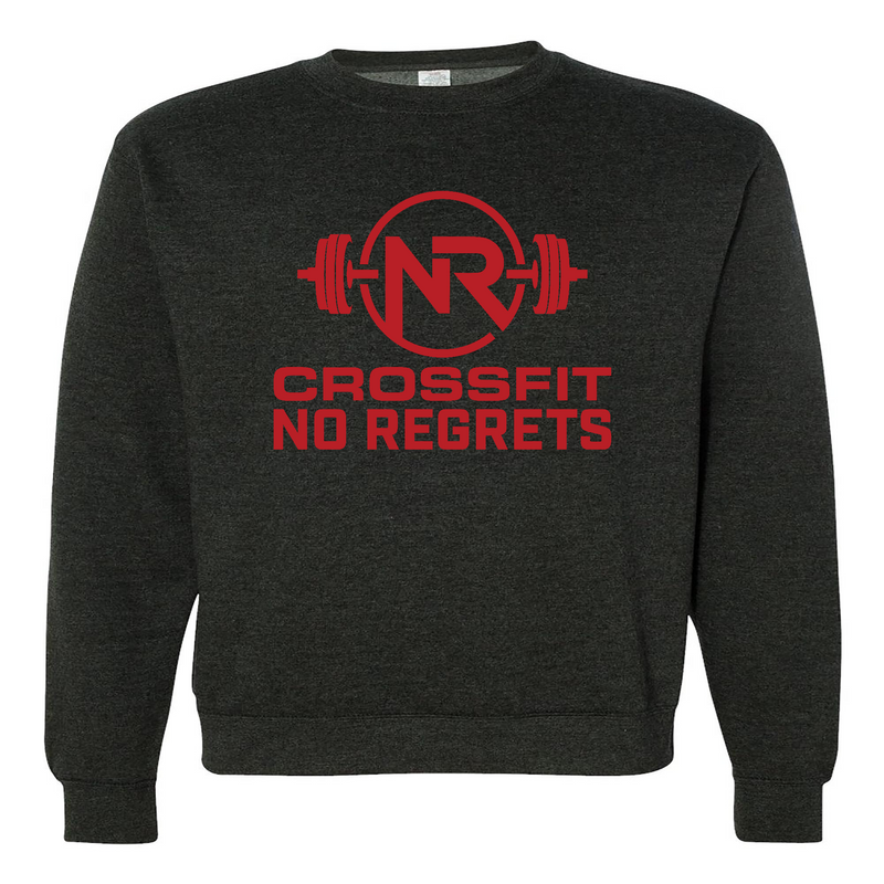 Mens 2X-Large CHARCOAL_HEATHER Midweight Sweatshirt