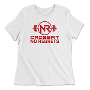 Womens 2X-Large WHITE Relaxed Jersey T-Shirt