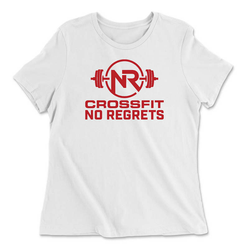 Womens 2X-Large WHITE Relaxed Jersey T-Shirt