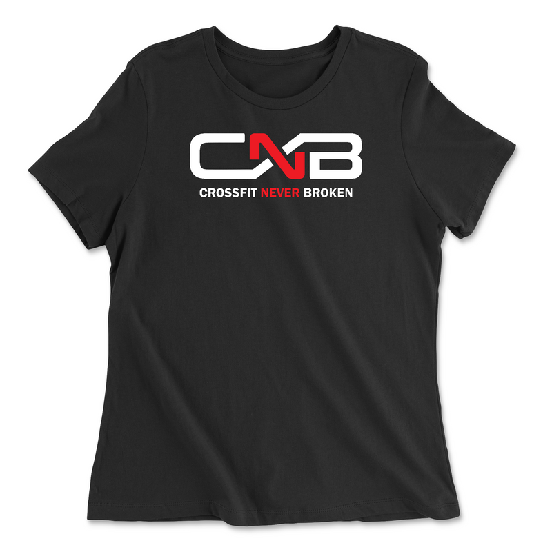 Womens 2X-Large BLACK Relaxed Jersey T-Shirt