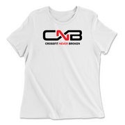 Womens 2X-Large WHITE Relaxed Jersey T-Shirt