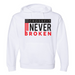Mens 2X-Large WHITE Hoodie