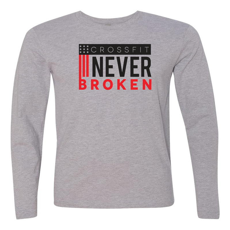Mens 2X-Large HEATHER_GRAY Long Sleeve