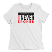 Womens 2X-Large WHITE Relaxed Jersey T-Shirt