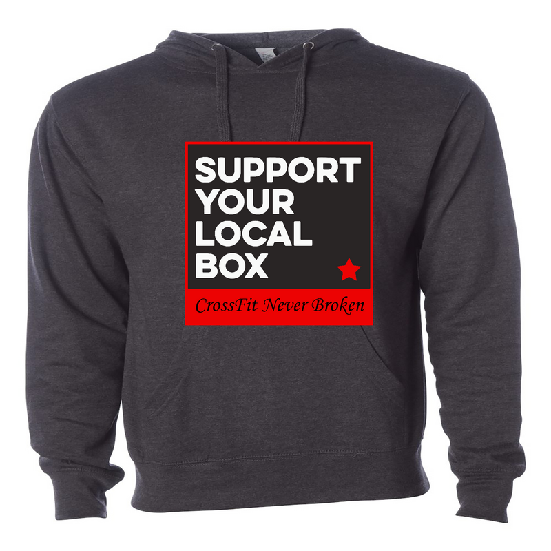 Mens 2X-Large CHARCOAL_HEATHER Hoodie