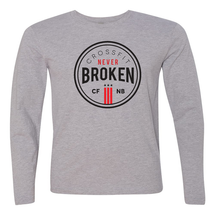 Mens 2X-Large HEATHER_GRAY Long Sleeve