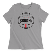 Womens 2X-Large SOLID_ATHLETIC_GREY Relaxed Jersey T-Shirt