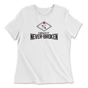 Womens 2X-Large WHITE Relaxed Jersey T-Shirt