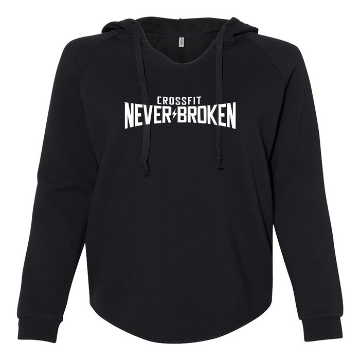 CrossFit Never Broken White Womens - Hoodie