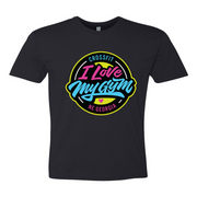Mens 2X-Large BLACK T-Shirt