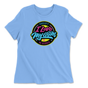 Womens 2X-Large CAROLINA_BLUE Relaxed Jersey T-Shirt