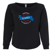 Womens 2X-Large BLACK CrewNeck