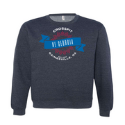 Mens 2X-Large CLASSIC_NAVY_HEATHER Midweight Sweatshirt