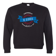 Mens 2X-Large BLACK Midweight Sweatshirt