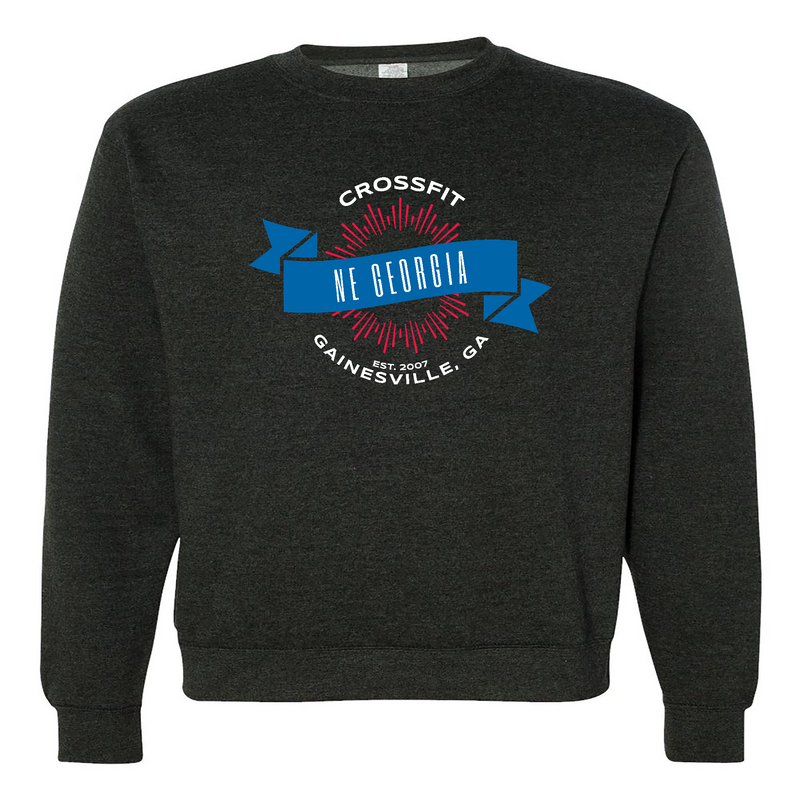 Mens 2X-Large CHARCOAL_HEATHER Midweight Sweatshirt