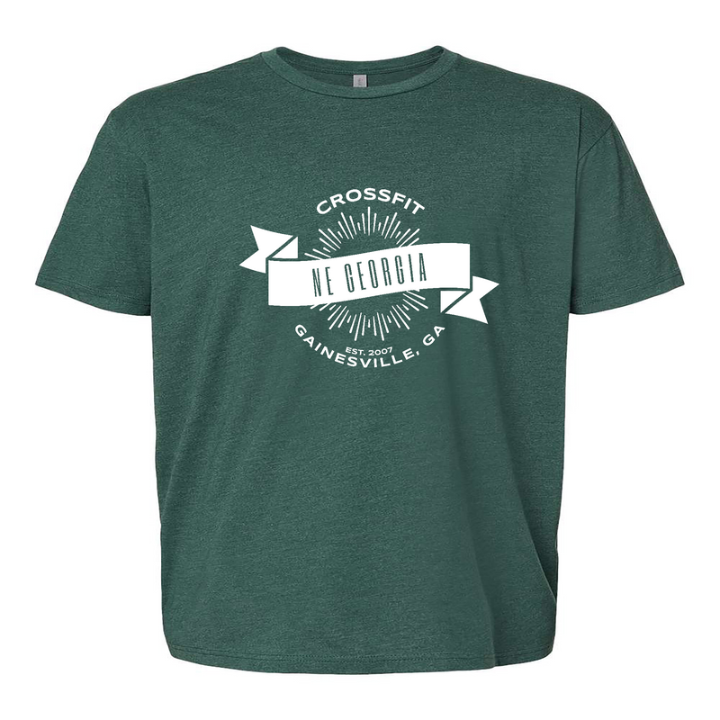 Mens 2X-Large HEATHER_FOREST_GREEN T-Shirt