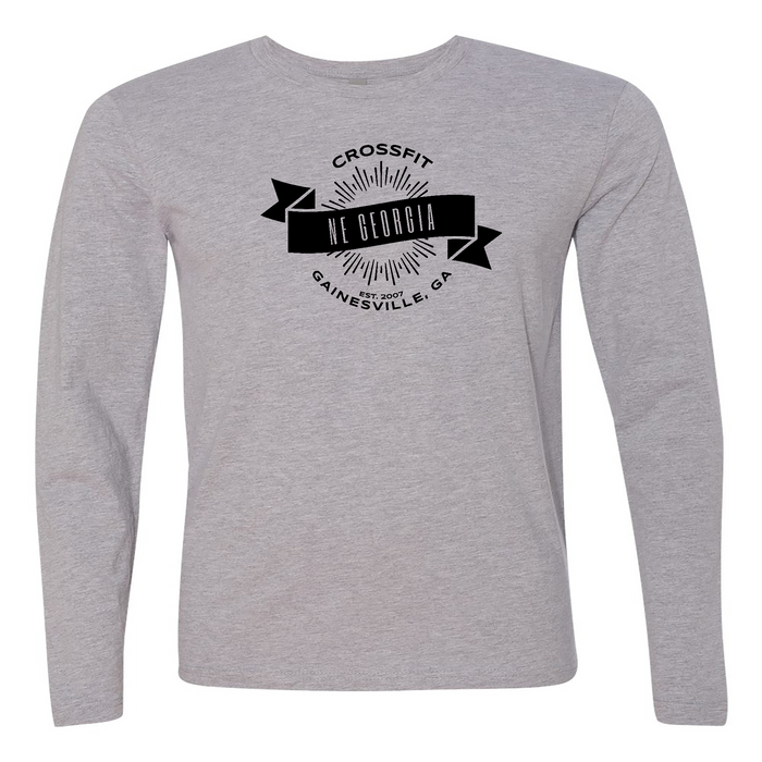 Mens 2X-Large HEATHER_GRAY Long Sleeve