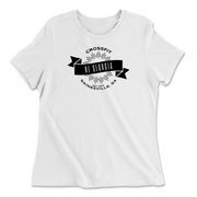 Womens 2X-Large WHITE Relaxed Jersey T-Shirt
