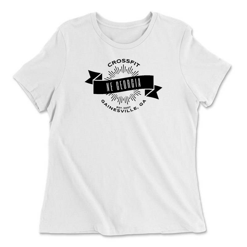 Womens 2X-Large WHITE Relaxed Jersey T-Shirt