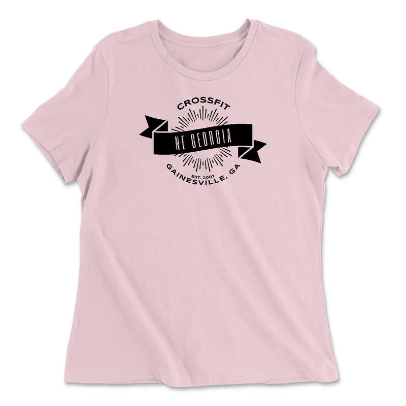 Womens 2X-Large PINK Relaxed Jersey T-Shirt