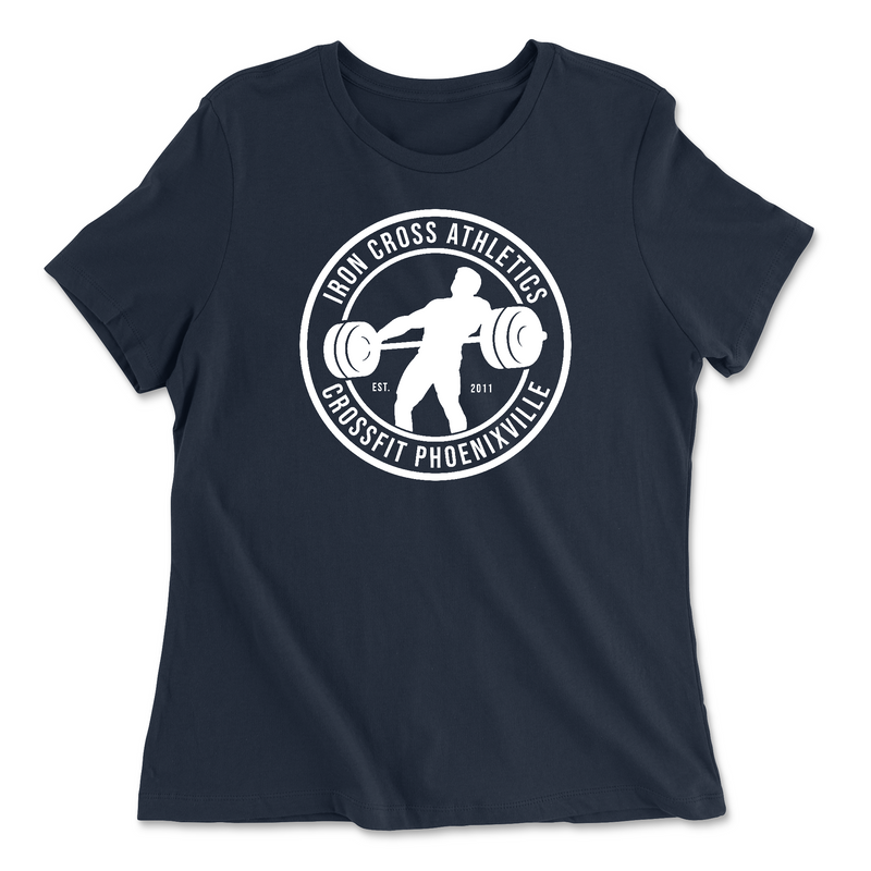 CrossFit Phoenixville Standard Womens - Relaxed Jersey T-Shirt
