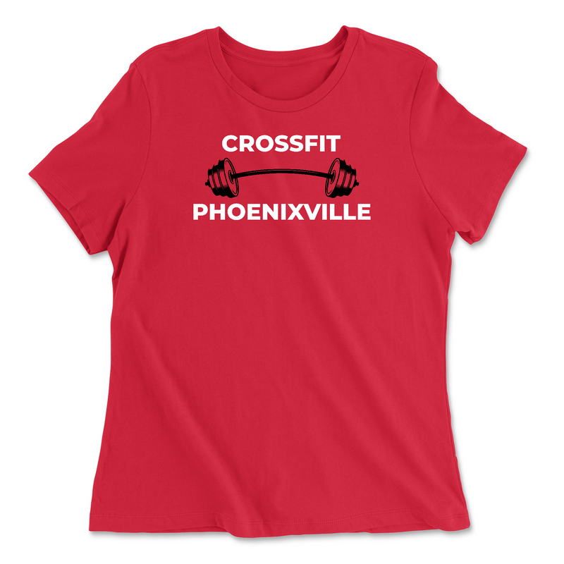CrossFit Phoenixville Barbell Womens - Relaxed Jersey T-Shirt