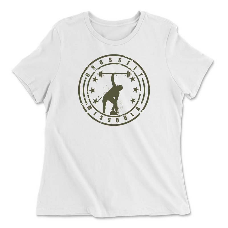 CrossFit Missoula Green Womens - Relaxed Jersey T-Shirt