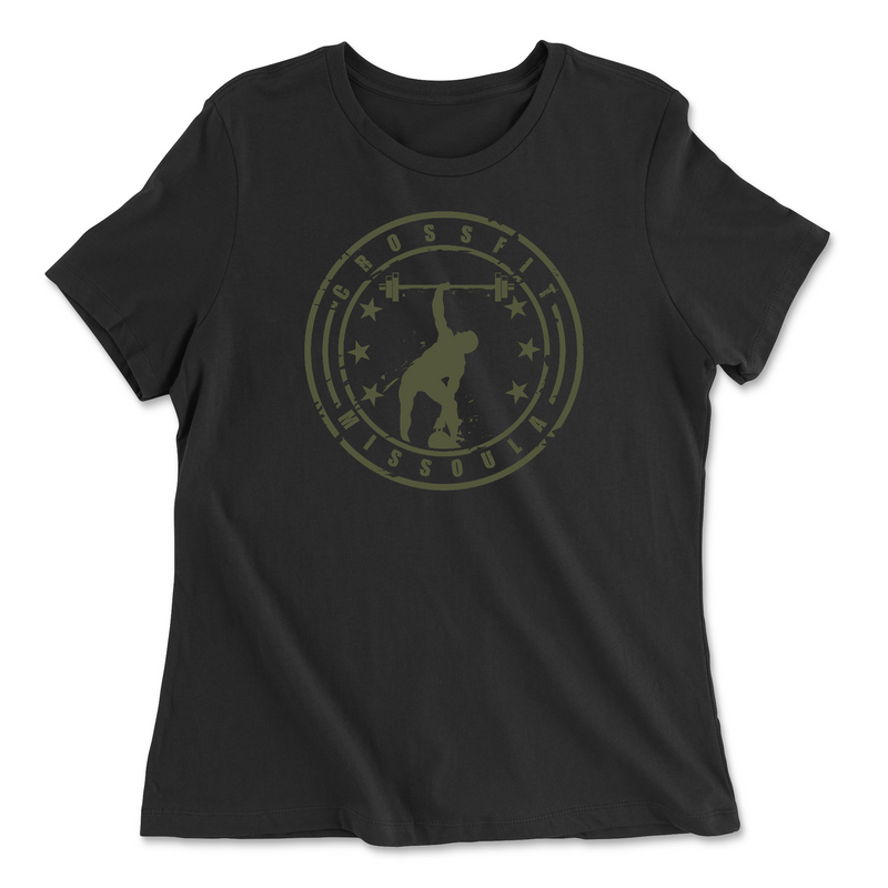CrossFit Missoula Green Womens - Relaxed Jersey T-Shirt