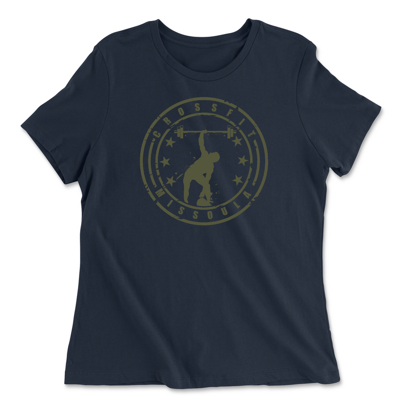 CrossFit Missoula Green Womens - Relaxed Jersey T-Shirt