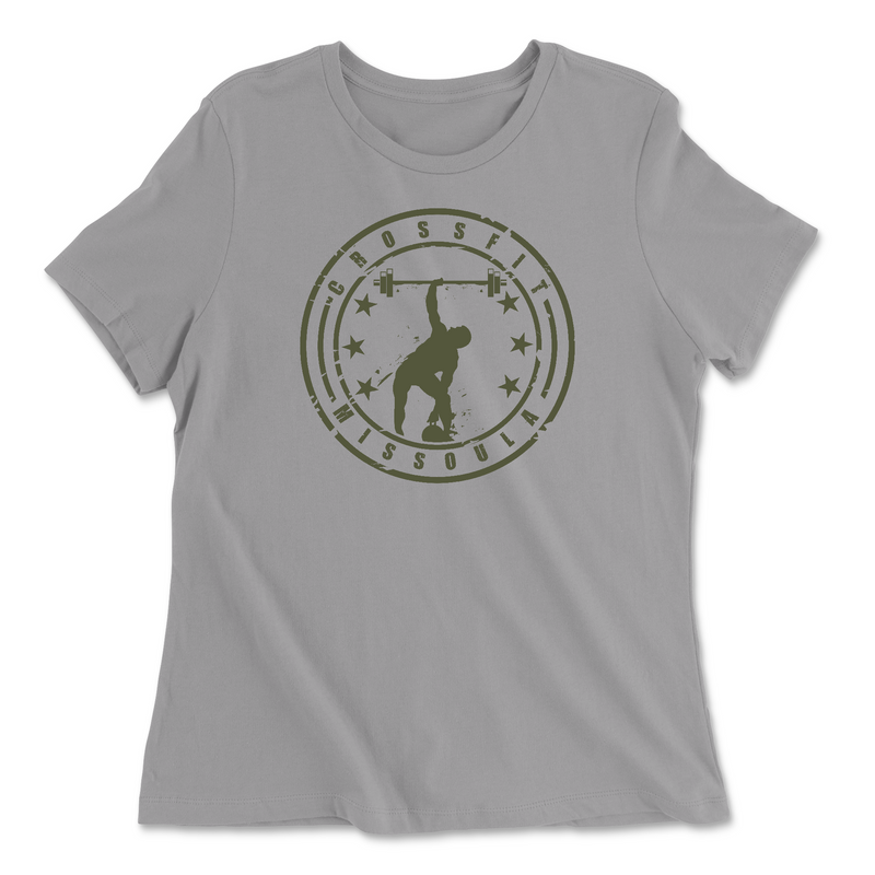 CrossFit Missoula Green Womens - Relaxed Jersey T-Shirt