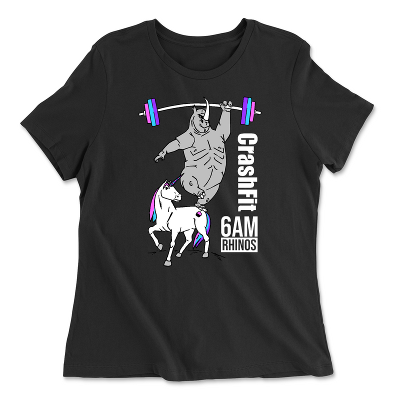 CrossFit Loft 6AM Rhino Womens - Relaxed Jersey T-Shirt